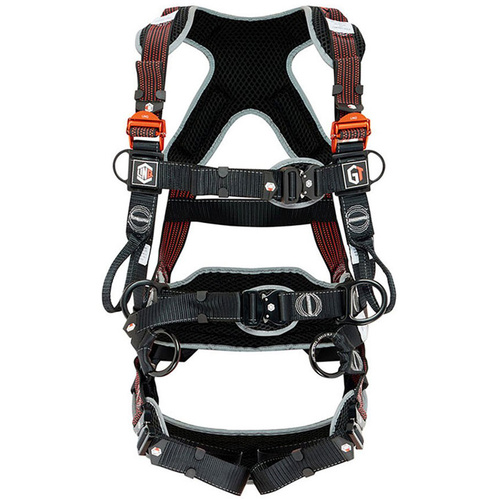 WORKWEAR, SAFETY & CORPORATE CLOTHING SPECIALISTS LINQ PREMIUM FALL-ARREST GT HARNESS TOWER 2XL  C/W GT ZIP SPORTS BAG