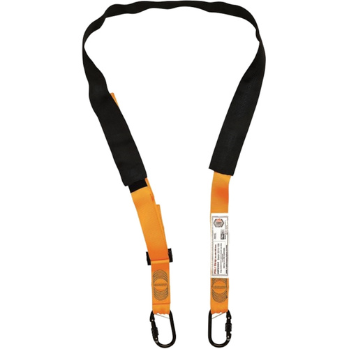 WORKWEAR, SAFETY & CORPORATE CLOTHING SPECIALISTS Pole Strap 2M Double Action Karabiner