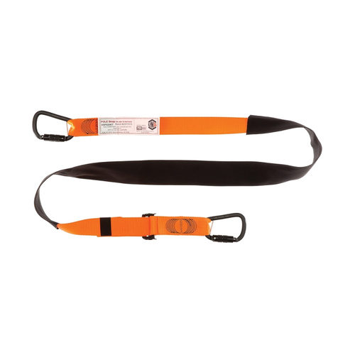 WORKWEAR, SAFETY & CORPORATE CLOTHING SPECIALISTS Pole Strap 2M Triple Action Karabiner