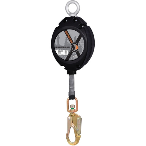 WORKWEAR, SAFETY & CORPORATE CLOTHING SPECIALISTS Self Retractable LOQ-BLOQ Webbing Lanyard 6M