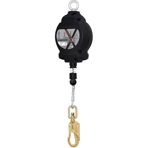 WORKWEAR, SAFETY & CORPORATE CLOTHING SPECIALISTS Self Retracting 10M Wire Rope LOQ-BLOQ