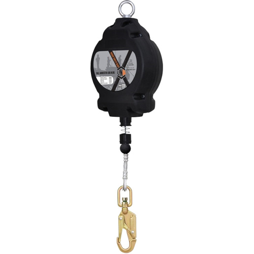 WORKWEAR, SAFETY & CORPORATE CLOTHING SPECIALISTS Self Retracting 15M Wire Rope LOQ-BLOQ