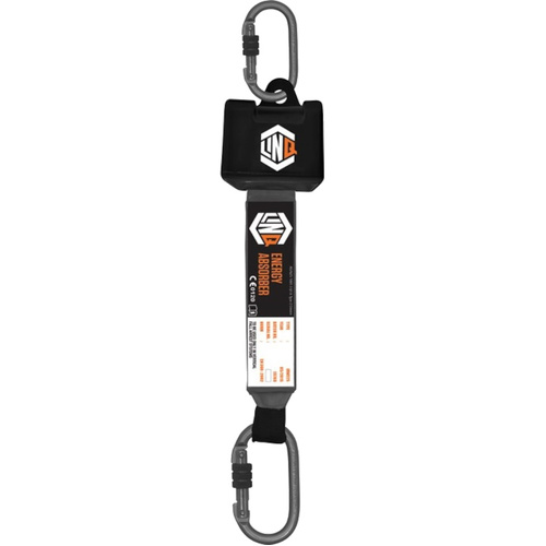 WORKWEAR, SAFETY & CORPORATE CLOTHING SPECIALISTS - Self Retracting 2.5M Webbing Lanyard with Hardware KS X2