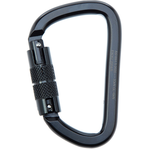WORKWEAR, SAFETY & CORPORATE CLOTHING SPECIALISTS - Karabiner - Triple Action Steel Alloy 26mm