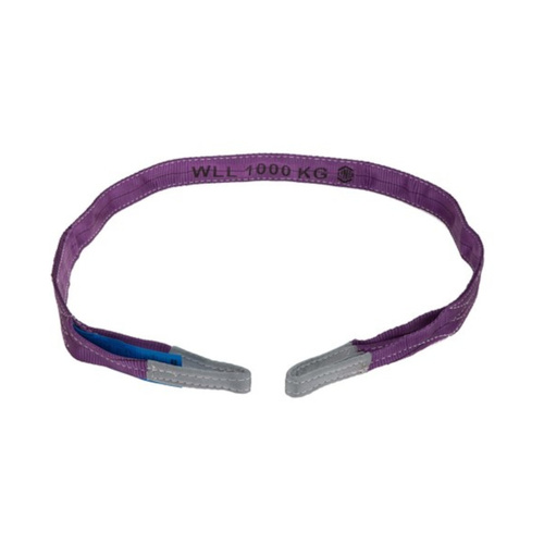 WORKWEAR, SAFETY & CORPORATE CLOTHING SPECIALISTS - Sling Flat 8:1 WLL Polyester 1T 4.0m