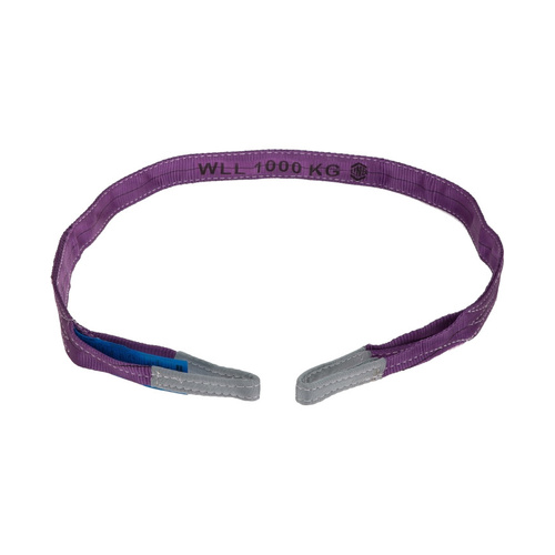 WORKWEAR, SAFETY & CORPORATE CLOTHING SPECIALISTS Sling Flat 8:1 WLL Polyester 1T 5.0m