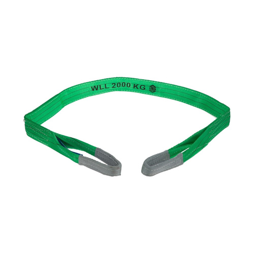 WORKWEAR, SAFETY & CORPORATE CLOTHING SPECIALISTS Sling Flat 8:1 WLL Polyester 2T 1.0m