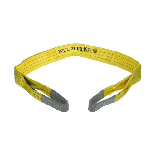 WORKWEAR, SAFETY & CORPORATE CLOTHING SPECIALISTS Sling Flat 8:1 WLL Polyester 3T 3.0m