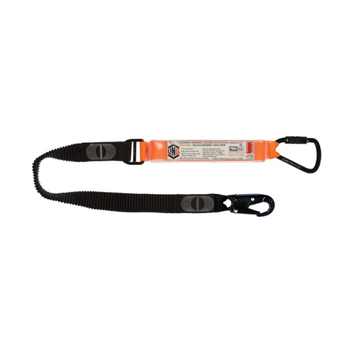 WORKWEAR, SAFETY & CORPORATE CLOTHING SPECIALISTS Elite Single Leg Elasticated Lanyard with Hardware KT & SN