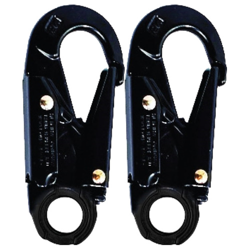 WORKWEAR, SAFETY & CORPORATE CLOTHING SPECIALISTS Elite Single Leg Shock Absorbing Webbing Lanyard with Hardware SN X2