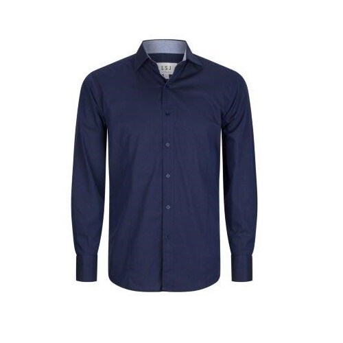WORKWEAR, SAFETY & CORPORATE CLOTHING SPECIALISTS Men's Shirt - Long sleeve classic fit shirt with contrast inner collar & cuff