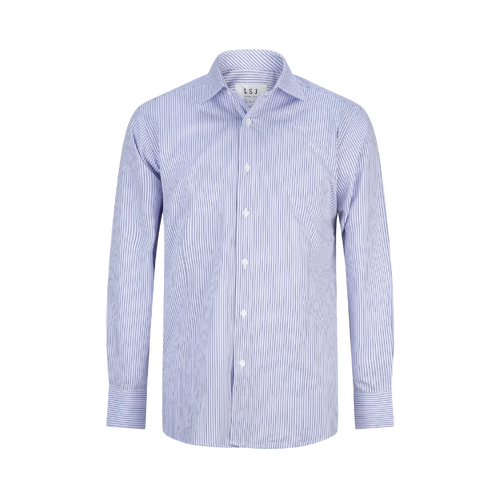 WORKWEAR, SAFETY & CORPORATE CLOTHING SPECIALISTS Men's L/S Euro cut Bourke St Stripe