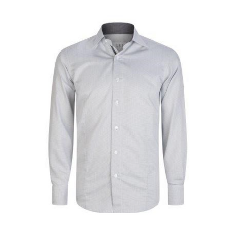 WORKWEAR, SAFETY & CORPORATE CLOTHING SPECIALISTS - Mens Long sleeve euro fit shirt with contrast inner collar & cuff