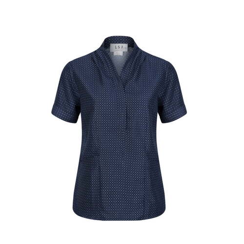 WORKWEAR, SAFETY & CORPORATE CLOTHING SPECIALISTS Short sleeve collarless tunic top with pockets
