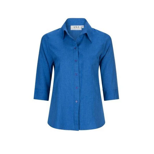 WORKWEAR, SAFETY & CORPORATE CLOTHING SPECIALISTS - Ladies Shirt - 3/4 sleeve semi fitted shirt