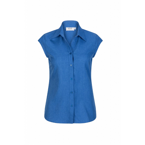 WORKWEAR, SAFETY & CORPORATE CLOTHING SPECIALISTS - Ladies Shirt - Cap sleeve semi fitted shirt