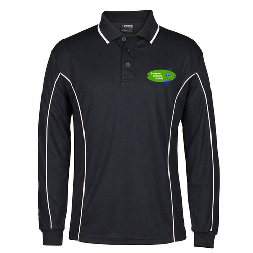 WORKWEAR, SAFETY & CORPORATE CLOTHING SPECIALISTS PODIUM L/S PIPING POLO