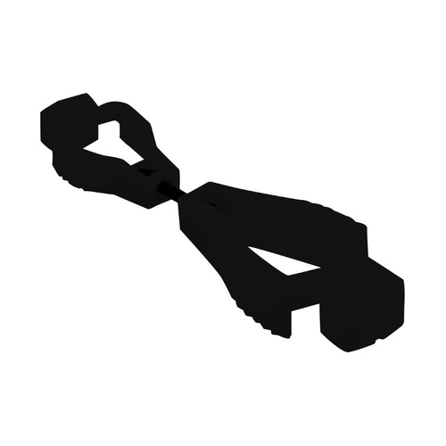 WORKWEAR, SAFETY & CORPORATE CLOTHING SPECIALISTS - Glove Clip Keeper Black (MOQ 10)