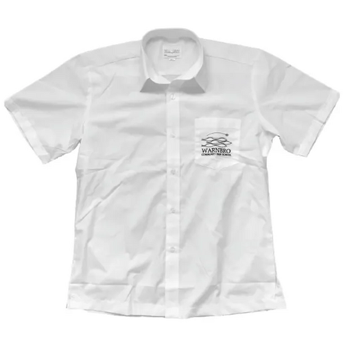 WORKWEAR, SAFETY & CORPORATE CLOTHING SPECIALISTS WARNBRO COLLEGE BOYS S/S WHITE SHIRT (YR 10-12)