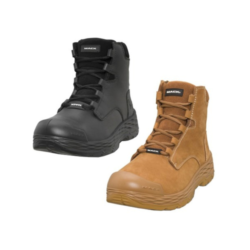 WORKWEAR, SAFETY & CORPORATE CLOTHING SPECIALISTS MACK FORCE ZIP-UP SAFETY BOOTS