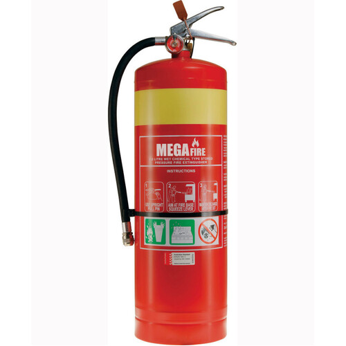 WORKWEAR, SAFETY & CORPORATE CLOTHING SPECIALISTS 7Lt Wet Chemical Extinguisher c/w Vehicle Bracket