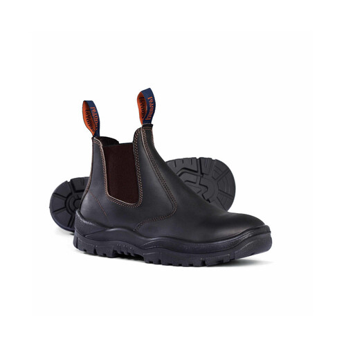 WORKWEAR, SAFETY & CORPORATE CLOTHING SPECIALISTS - Claret Oil Kip Premium Elastic Sided Boot