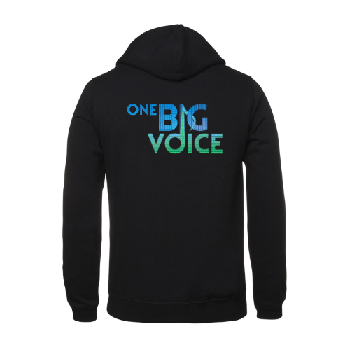 WORKWEAR, SAFETY & CORPORATE CLOTHING SPECIALISTS OBV HOODIE - HOODIES B/G PIXEL LOGO ONLY