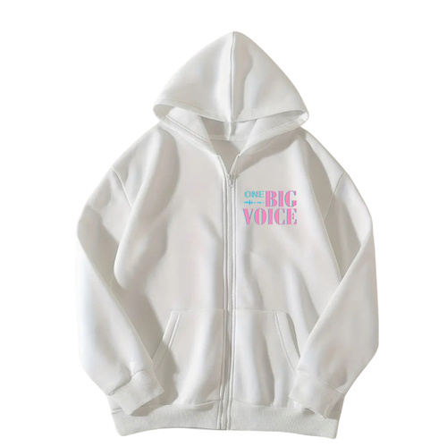 WORKWEAR, SAFETY & CORPORATE CLOTHING SPECIALISTS OBV JACKET - WHITE JACKET COLOURED LOGO (CLEARANCE)