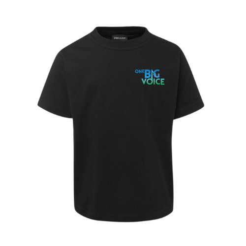 WORKWEAR, SAFETY & CORPORATE CLOTHING SPECIALISTS OBV TEE - BLACK B/G USE PIXEL LOGO