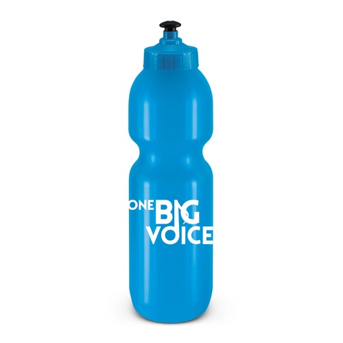 WORKWEAR, SAFETY & CORPORATE CLOTHING SPECIALISTS - OBV 750ml BP FREE WATER BOTTLE - WHITE LOGO-