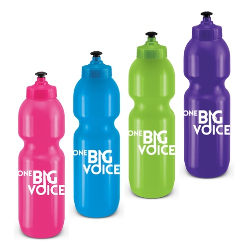 WORKWEAR, SAFETY & CORPORATE CLOTHING SPECIALISTS OBV 750ml BP FREE WATER BOTTLE - WHITE LOGO-