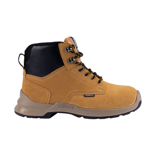 WORKWEAR, SAFETY & CORPORATE CLOTHING SPECIALISTS - Kings 15 - Boot, Lace Up Zip Side, Suede Leather - 15-532Z