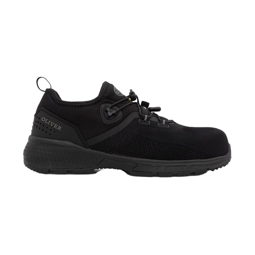 WORKWEAR, SAFETY & CORPORATE CLOTHING SPECIALISTS - ST 40 - Black Flyknit Shoe (S1P HRO SRC ESD)