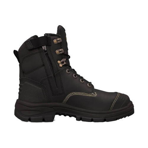 WORKWEAR, SAFETY & CORPORATE CLOTHING SPECIALISTS AT 55 - 150mm Zip Side Lace Up Boot - 55345Z