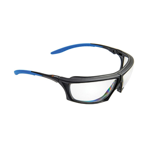 WORKWEAR, SAFETY & CORPORATE CLOTHING SPECIALISTS Proteus 2 Safety Glasses Clear Lens Dust Guard, Ratchet Arms