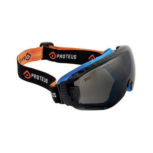 WORKWEAR, SAFETY & CORPORATE CLOTHING SPECIALISTS - PROTEUS G1 SAFETY GOGGLES SMOKE LENS