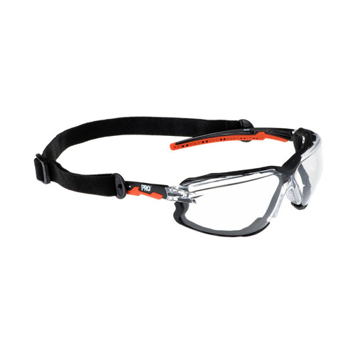 WORKWEAR, SAFETY & CORPORATE CLOTHING SPECIALISTS Ambush Foam Bound Spec / Goggle - Clear