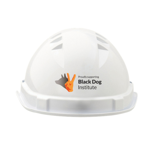 WORKWEAR, SAFETY & CORPORATE CLOTHING SPECIALISTS - BLACK DOG INSTITUTE V6 HARD HAT