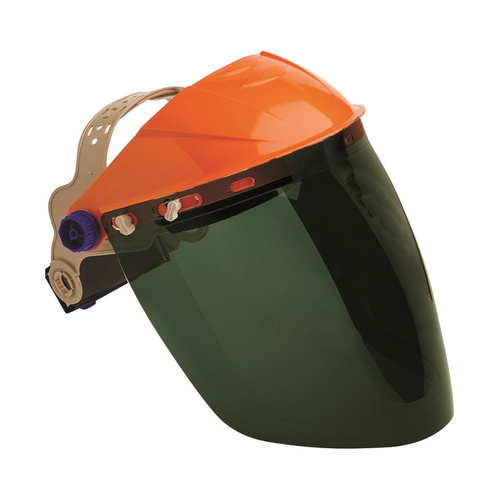 WORKWEAR, SAFETY & CORPORATE CLOTHING SPECIALISTS - DISCONTINUED - Striker Browguard With Shade 5 Visor Shade 5 Lens