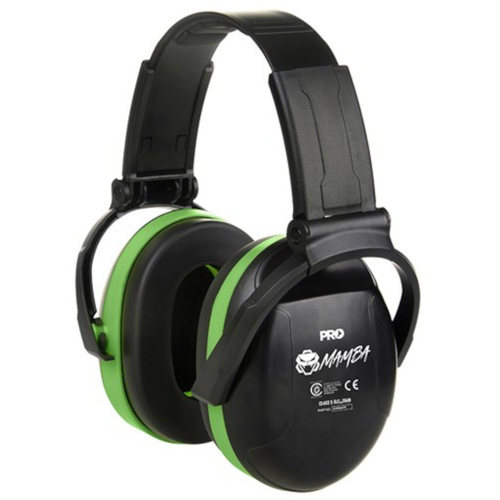 WORKWEAR, SAFETY & CORPORATE CLOTHING SPECIALISTS - MAMBA SLIMLINE PRO SERIES FOLDING EARMUFF