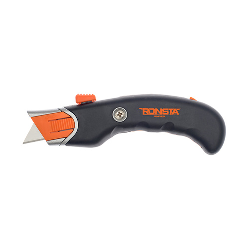 WORKWEAR, SAFETY & CORPORATE CLOTHING SPECIALISTS - Safety Knife Auto-Retractable with Ergo Grip RONSTA