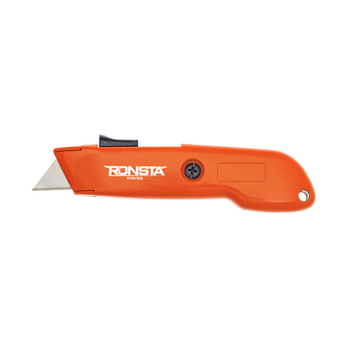 WORKWEAR, SAFETY & CORPORATE CLOTHING SPECIALISTS - Safety Knife Auto Retractable Heavy Duty RONSTA