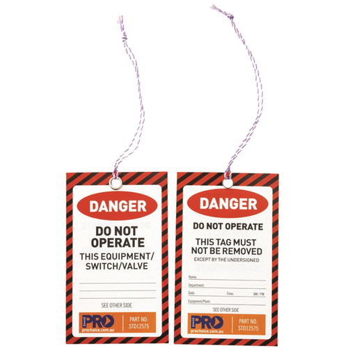 WORKWEAR, SAFETY & CORPORATE CLOTHING SPECIALISTS - Safety Tag