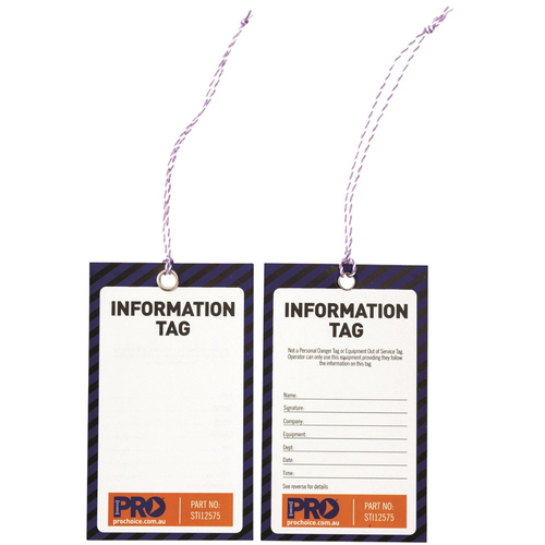 WORKWEAR, SAFETY & CORPORATE CLOTHING SPECIALISTS - Safety Tag