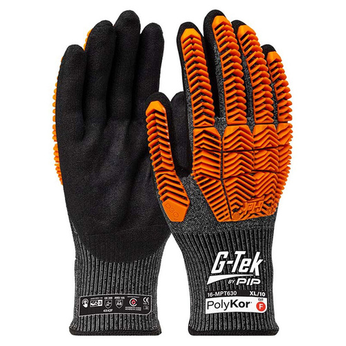 WORKWEAR, SAFETY & CORPORATE CLOTHING SPECIALISTS - G-Tek PolyKor 13G Seamless Impact Cut F Glove