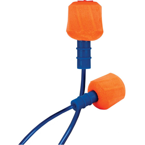 WORKWEAR, SAFETY & CORPORATE CLOTHING SPECIALISTS - POWERSOFT EZ-TWIST HYBRID EARPLUGS CORDED - 100 PAIRS