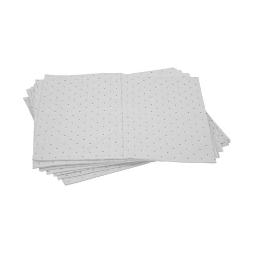 WORKWEAR, SAFETY & CORPORATE CLOTHING SPECIALISTS White Oil/Fuel Absorbent Pad - 300gsm PK/10