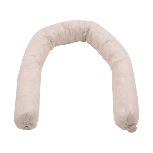 WORKWEAR, SAFETY & CORPORATE CLOTHING SPECIALISTS - White Oil/Fuel Boom 840g / 7.6cm X 2.4m