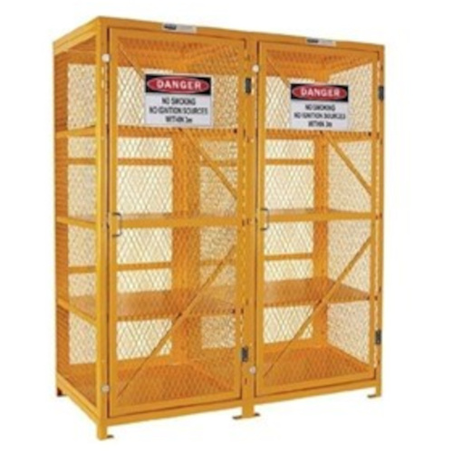 WORKWEAR, SAFETY & CORPORATE CLOTHING SPECIALISTS - Aerosol Storage Cage. 4 Storage Levels Up To 800 Cans. (Comes Flat Packed - Assembly Required)