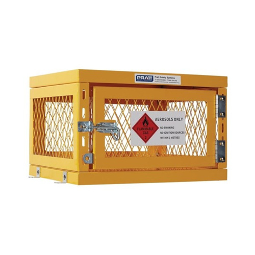 WORKWEAR, SAFETY & CORPORATE CLOTHING SPECIALISTS - Aerosol Storage Cage. 1 Storage Level Up To 42 Cans. (Comes Flat Packed - Assembly Required)